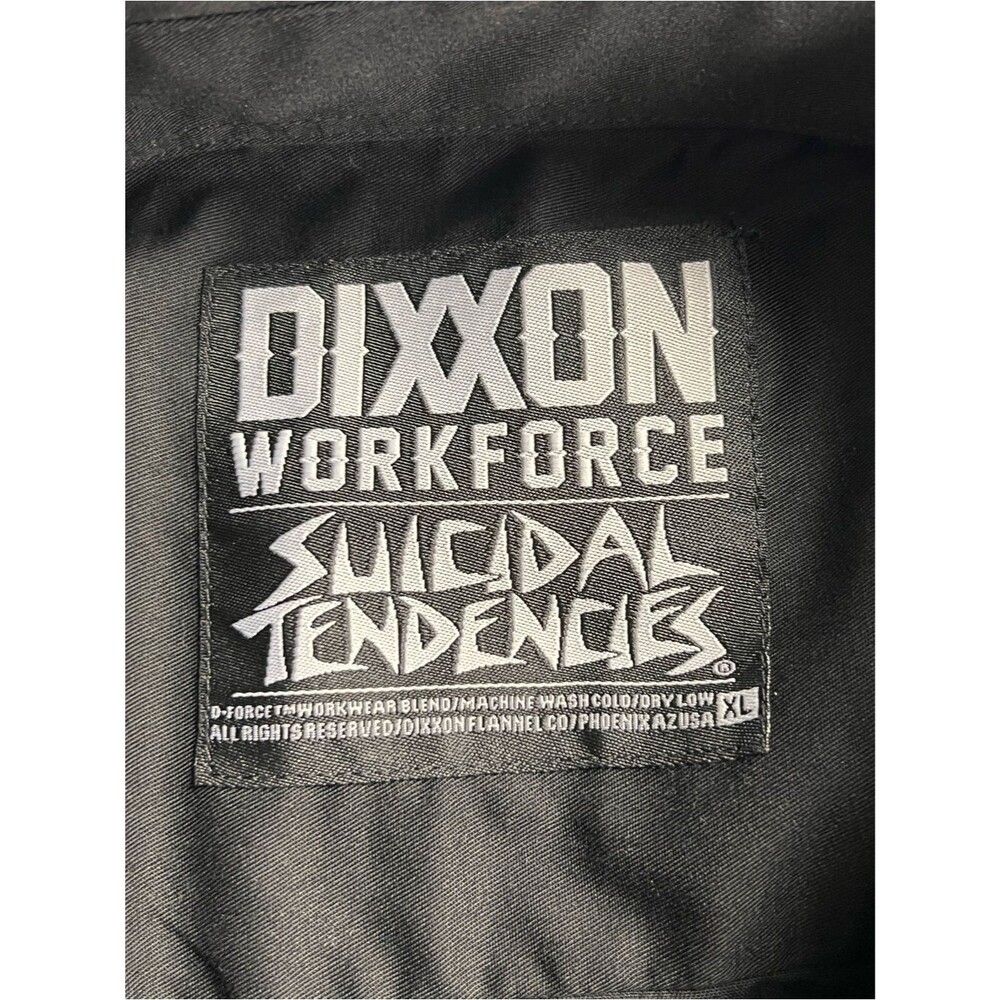 Dixxon Workforce Suicidal Tendencies Short Sleeve Button Up Shirt Skull XL - Picture 7 of 12